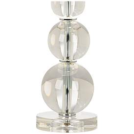 Image5 of Vienna Full Spectrum Stacked Crystal Spheres Lamp with Table Top Dimmer more views
