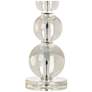 Vienna Full Spectrum Stacked Crystal Spheres Lamp with Table Top Dimmer