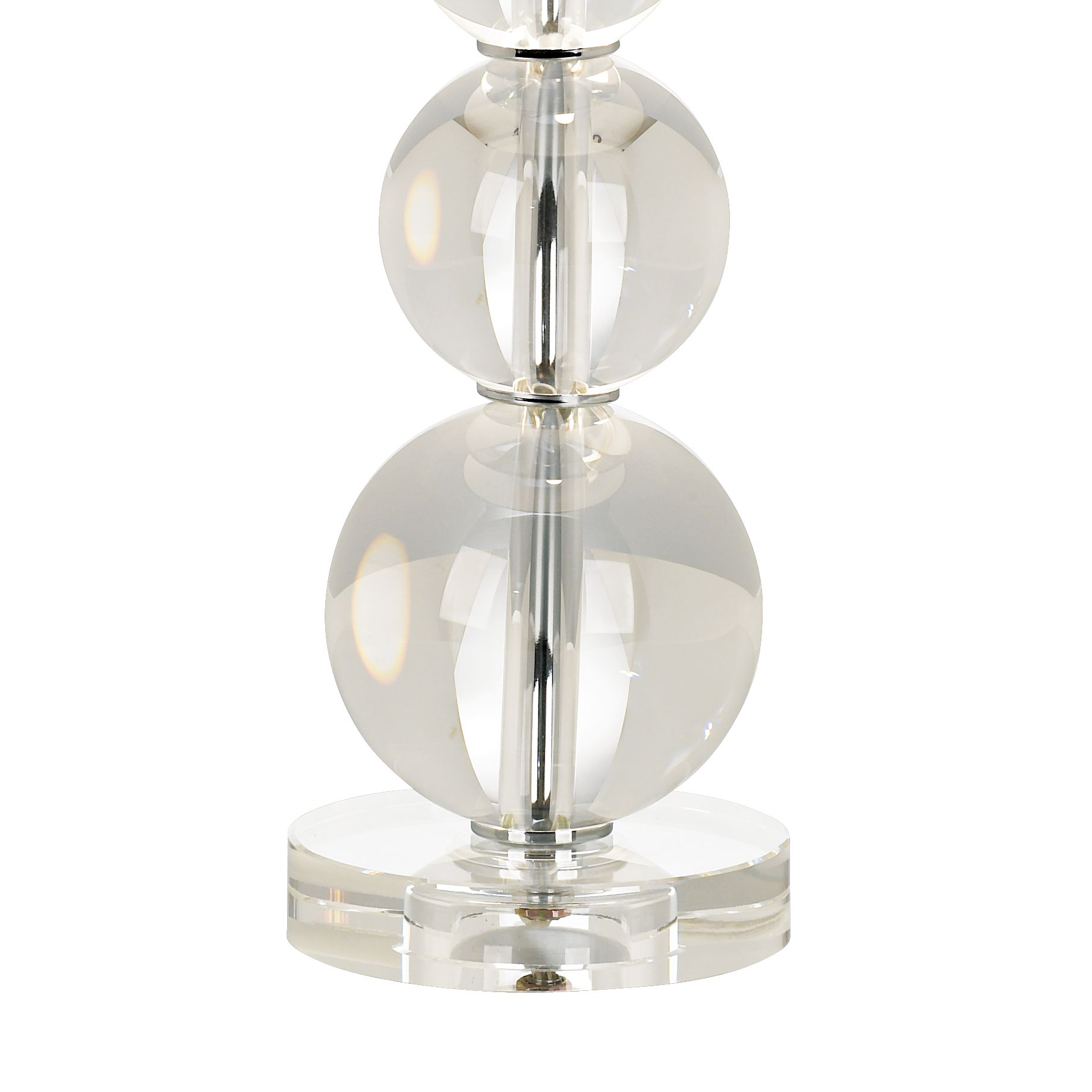 vienna full spectrum stacked crystal spheres table lamp