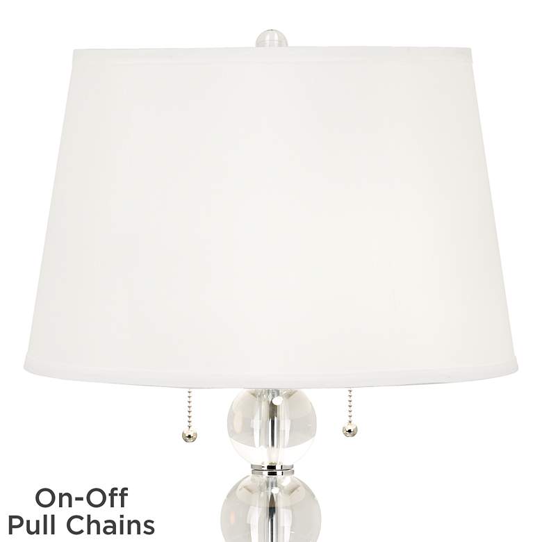 Image 5 Vienna Full Spectrum Stacked Spheres 26 1/2" Crystal Table Lamp more views