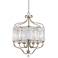 Vienna Full Spectrum Stella 22" Silver Luxe 6-Light Crystal Chandelier