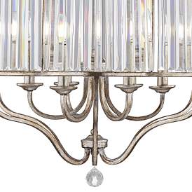 Image4 of Vienna Full Spectrum Stella 22" Silver Luxe 6-Light Crystal Chandelier more views