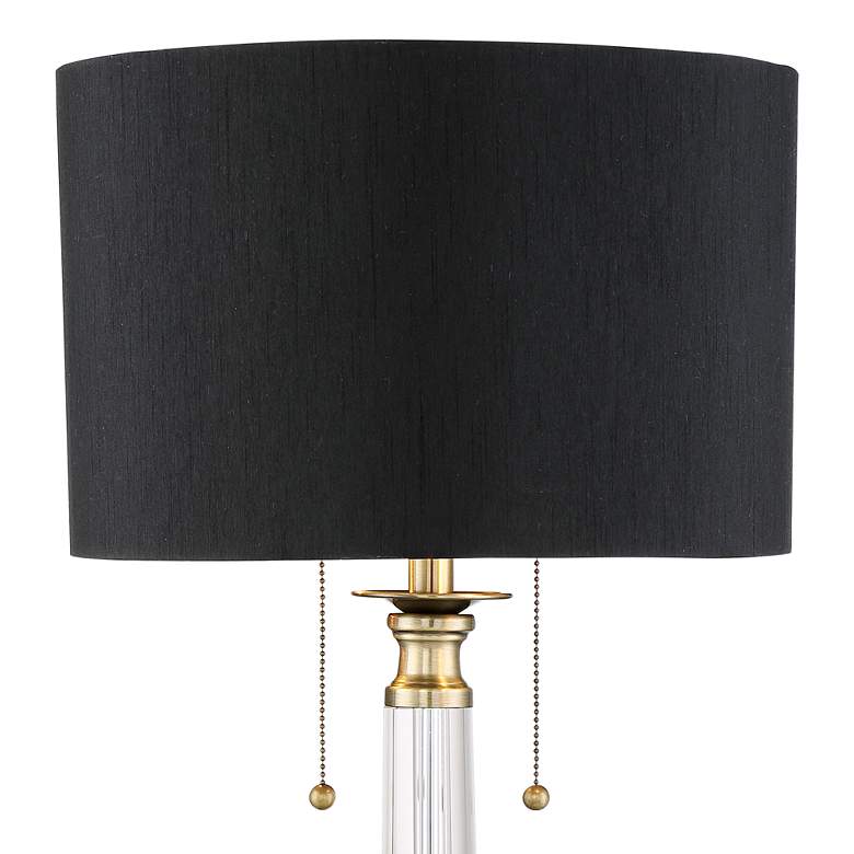 Image 3 Vienna Full Spectrum Stephan 30" Traditional Crystal Column Table Lamp more views
