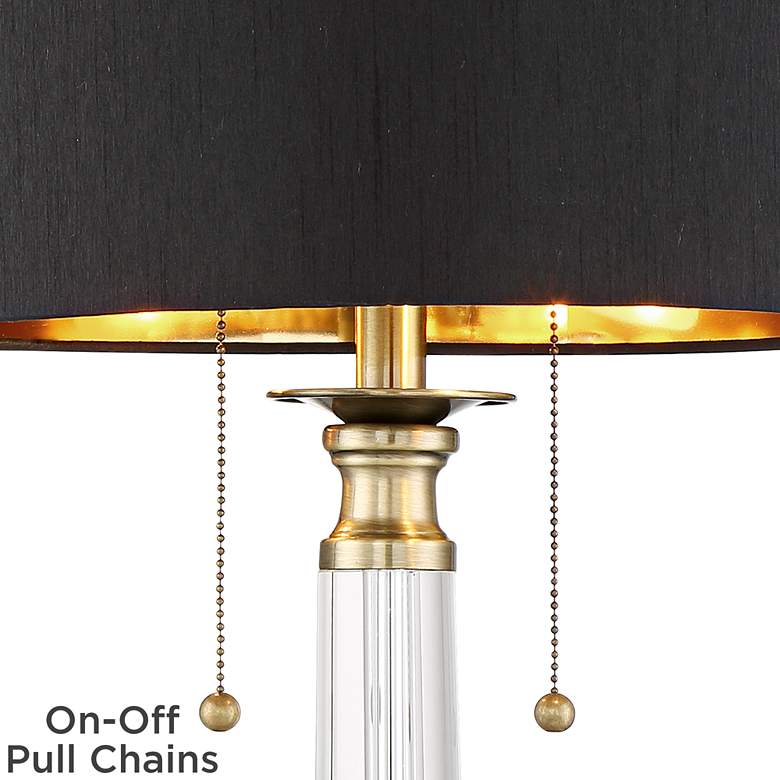 Image 4 Vienna Full Spectrum Stephan 30" Traditional Crystal Column Table Lamp more views