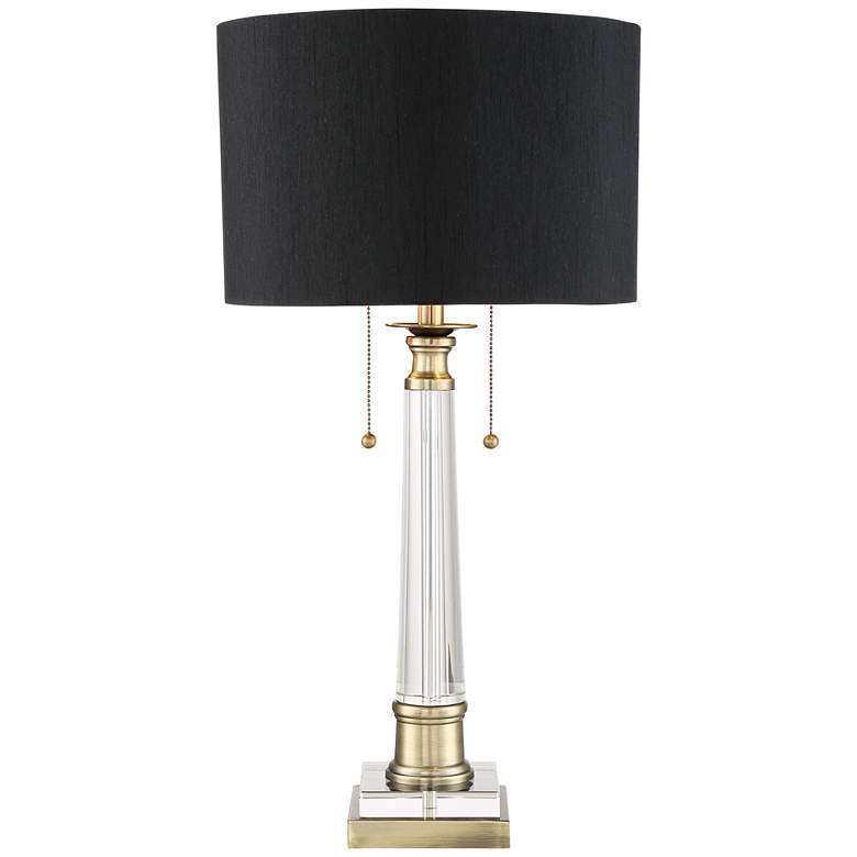 Image 6 Vienna Full Spectrum Stephan 30 inch Traditional Crystal Column Table Lamp more views