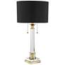 Vienna Full Spectrum Stephan Crystal Table Lamp with Table Top Dimmer