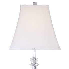Image3 of Vienna Full Spectrum Tapered Glass Crystal Column Table Lamp more views