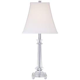 Image5 of Vienna Full Spectrum Tapered Glass Crystal Column Table Lamp more views