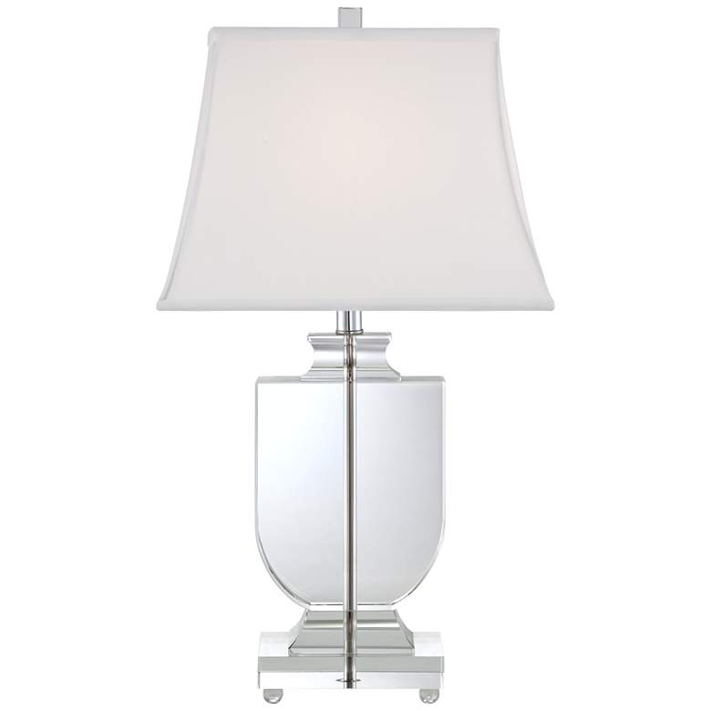 Image 7 Vienna Full Spectrum Tilde 26 1/4 inch Clear Crystal Urn Glass Table Lamp more views