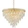 Vienna Full Spectrum Trenta 23 1/2" Gold and Crystal Pendant Light