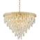 Vienna Full Spectrum Trenta 23 1/2" Gold and Crystal Pendant Light