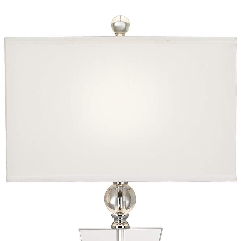 Image 3 Vienna Full Spectrum Trophy 30 1/2" Crystal Glass Table Lamps Set of 2 more views