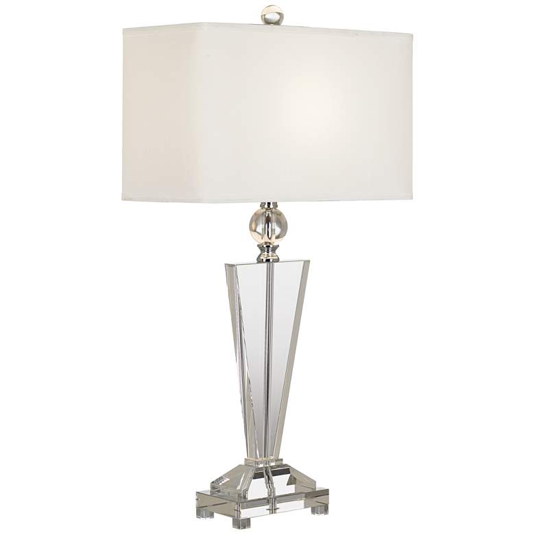 Image 7 Vienna Full Spectrum Trophy 30 1/2" Crystal Glass Table Lamps Set of 2 more views