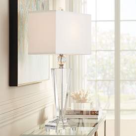 Image2 of Vienna Full Spectrum Trophy 30 1/2" High Clear Crystal Table Lamp