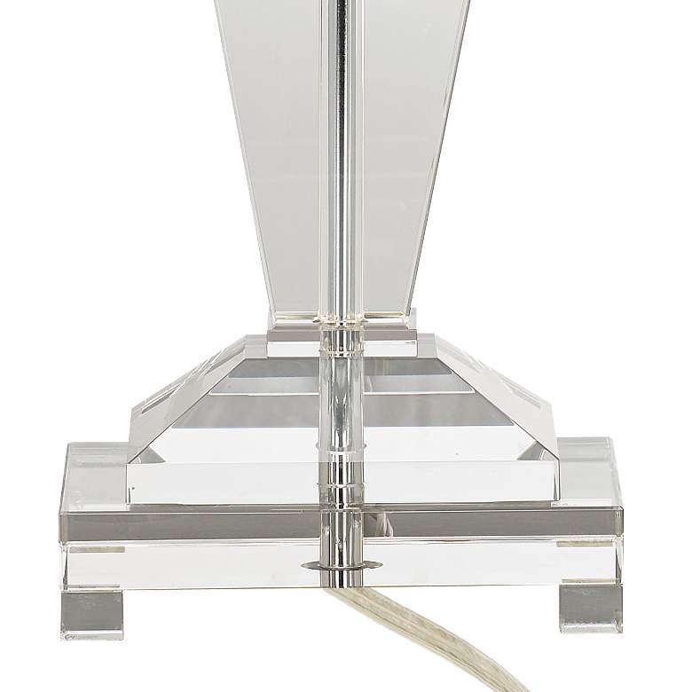 Image 7 Vienna Full Spectrum Trophy 30 1/2" High Clear Crystal Table Lamp more views