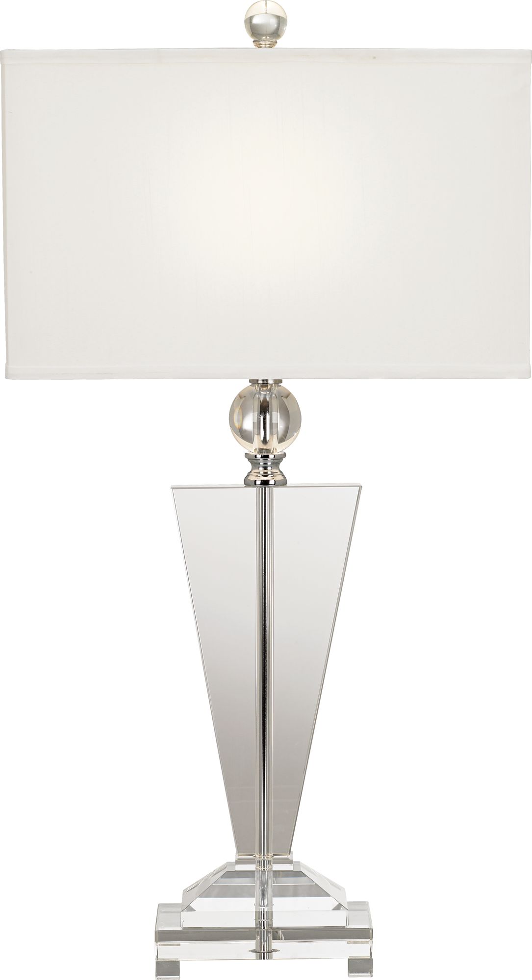 Vienna Full Spectrum Trophy 30 1/2" High Clear Crystal Table Lamp in scene