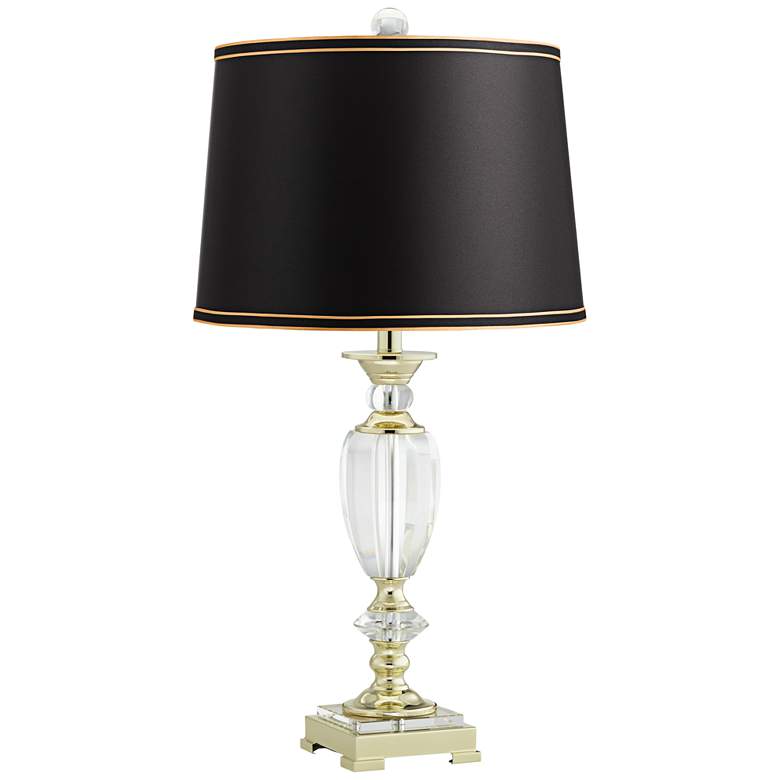 Image 2 Vienna Full Spectrum Urn 26 1/2" Black Shade Traditional Glass Lamp