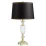 2_Vienna Full Spectrum Urn 26 1/2" Black Shade Traditional Glass Lamp