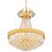 Vienna Full Spectrum Valentina 19 1/2" Gold and Crystal Chandelier