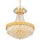 Vienna Full Spectrum Valentina 19 1/2" Gold and Crystal Chandelier