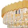 Vienna Full Spectrum Valentina 31.25" Gold Crystal 24-Light Chandelier