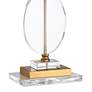 5_Vienna Full Spectrum Valerie 28" Crystal Gold Table Lamp with Riser more views