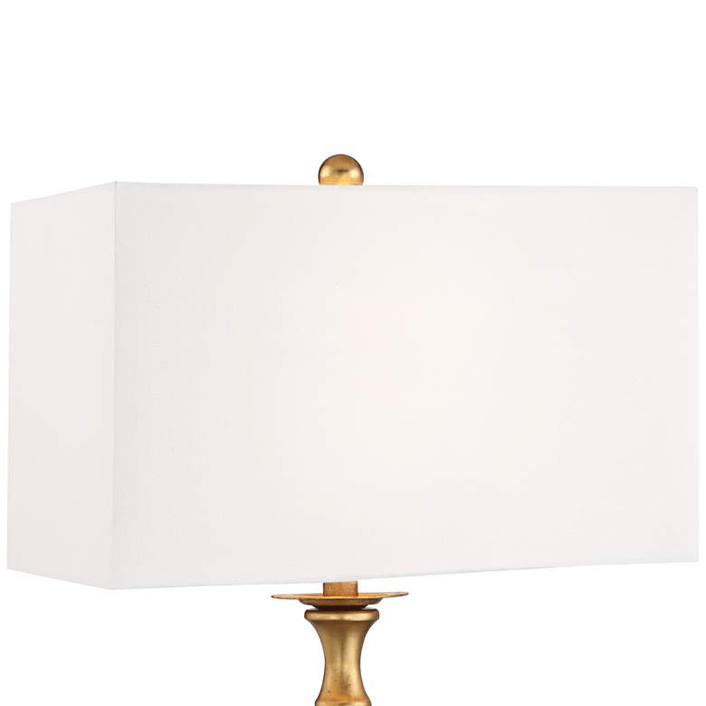 Image 3 Vienna Full Spectrum Valerie 28" Crystal Lamp with White Marble Riser more views