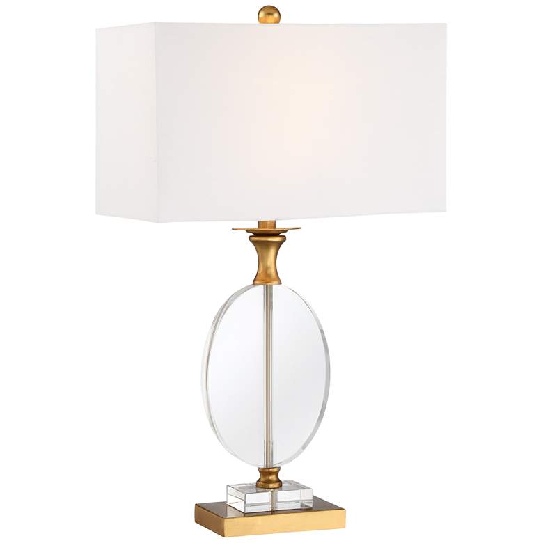 Image 3 Vienna Full Spectrum Valerie 28" Modern Gold Clear Crystal Table Lamp