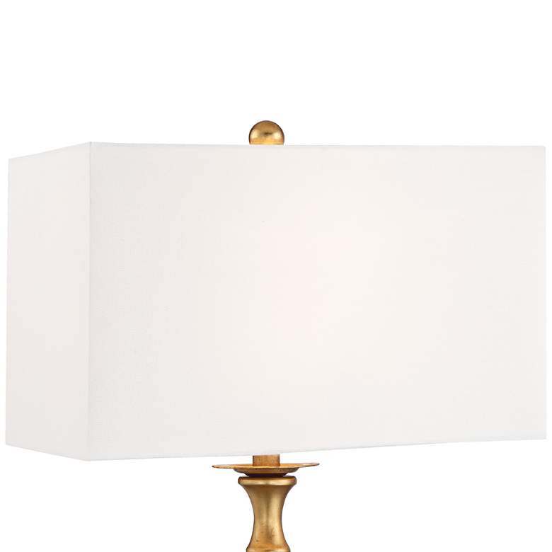 Image 5 Vienna Full Spectrum Valerie 28" Modern Gold Clear Crystal Table Lamp more views
