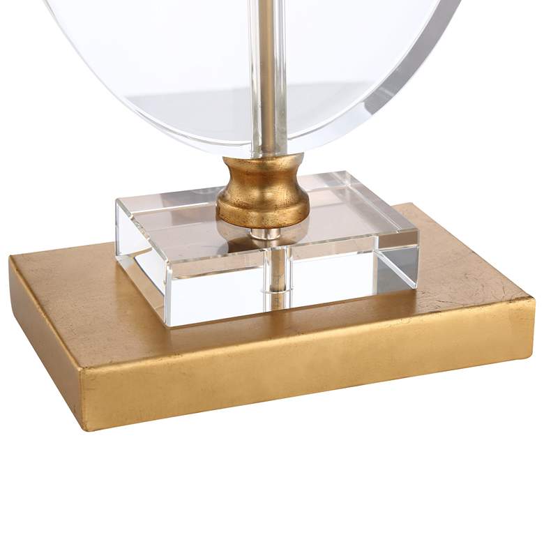 Image 7 Vienna Full Spectrum Valerie 28" Modern Gold Clear Crystal Table Lamp more views