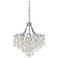 Vienna Full Spectrum Villette 15 3/4" Chrome LED Crystal Pendant Light