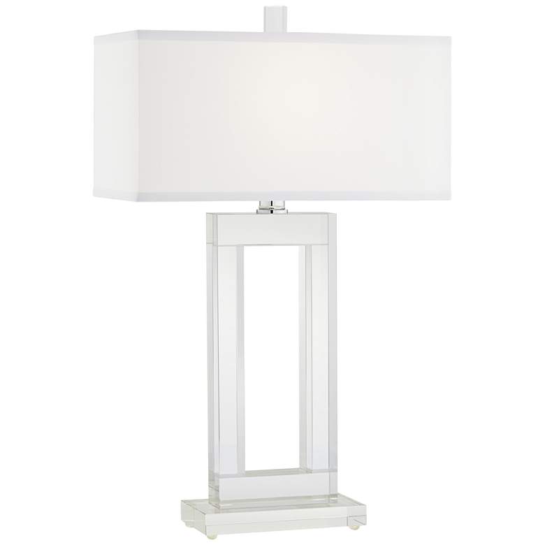 Image 3 Vienna Full Spectrum Window 29" High Modern Crystal Table Lamp