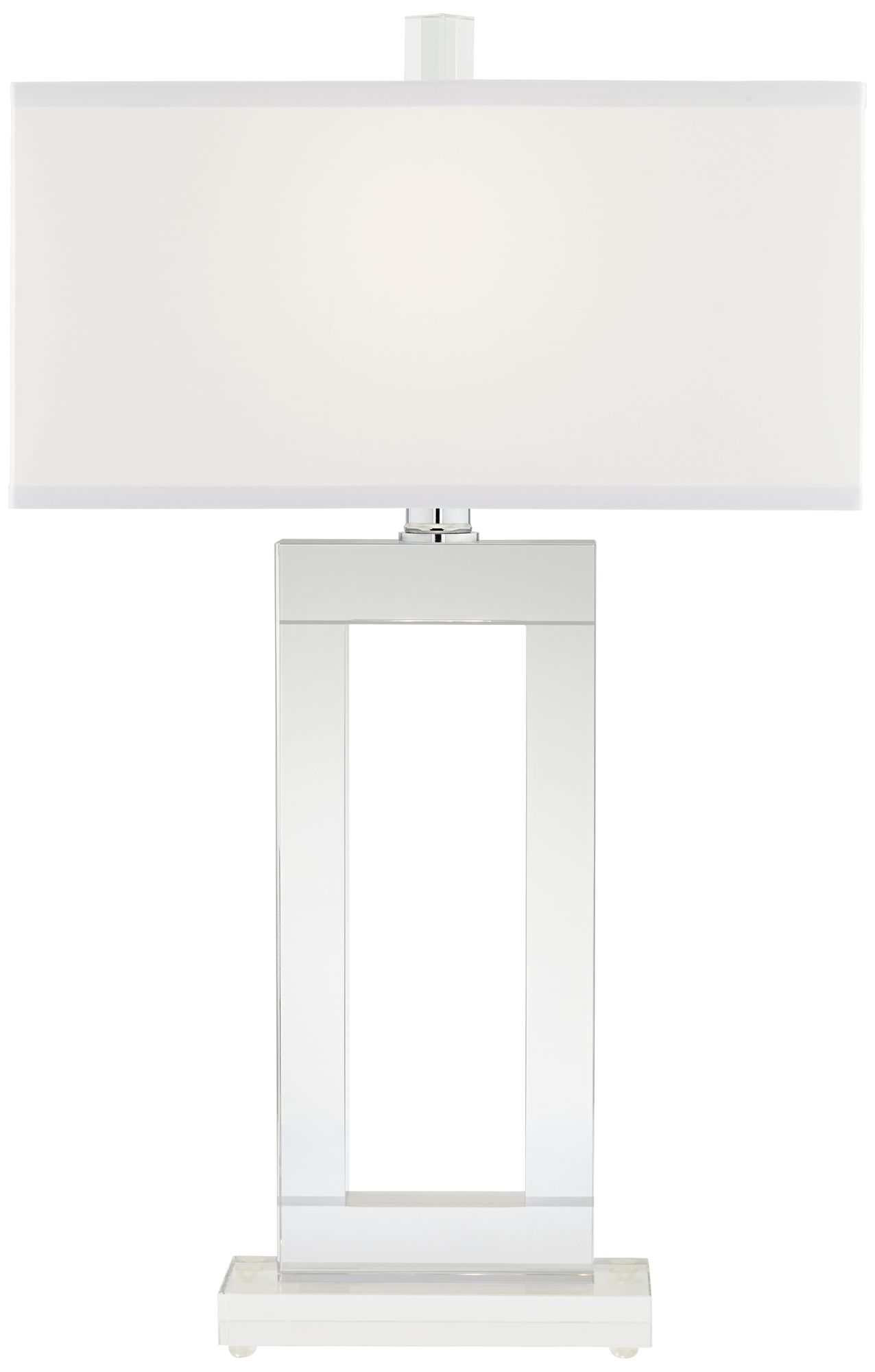 Vienna Full Spectrum Window 29" High Modern Crystal Table Lamp in scene