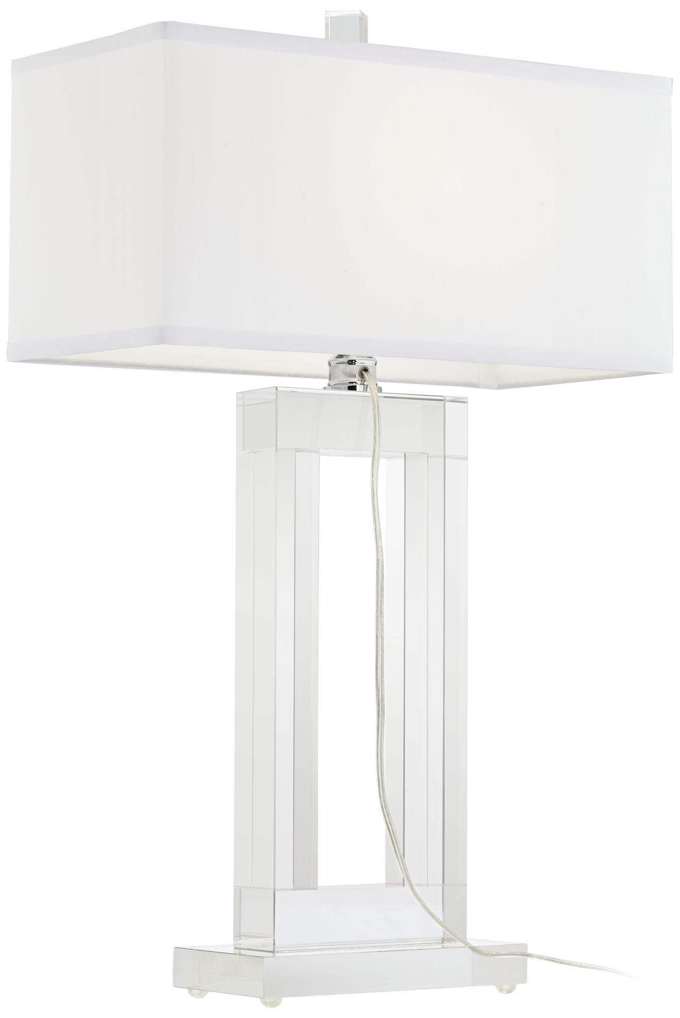 Vienna Full Spectrum Window 29" High Modern Crystal Table Lamp in scene