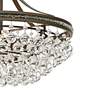 Vienna Full Spectrum Wohlfurst 20 1/4" Bronze Crystal Pendant Light