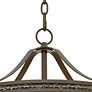 Vienna Full Spectrum Wohlfurst 20 1/4" Bronze Crystal Pendant Light