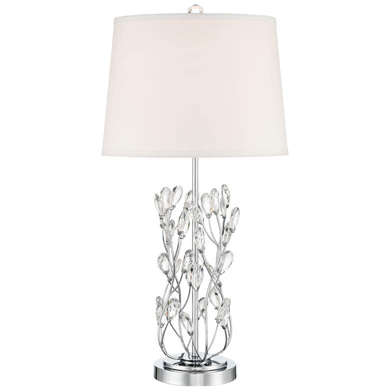 Image 2 Vienna Full Spectrum Zermatt 28" Crystal Vine Table Lamp