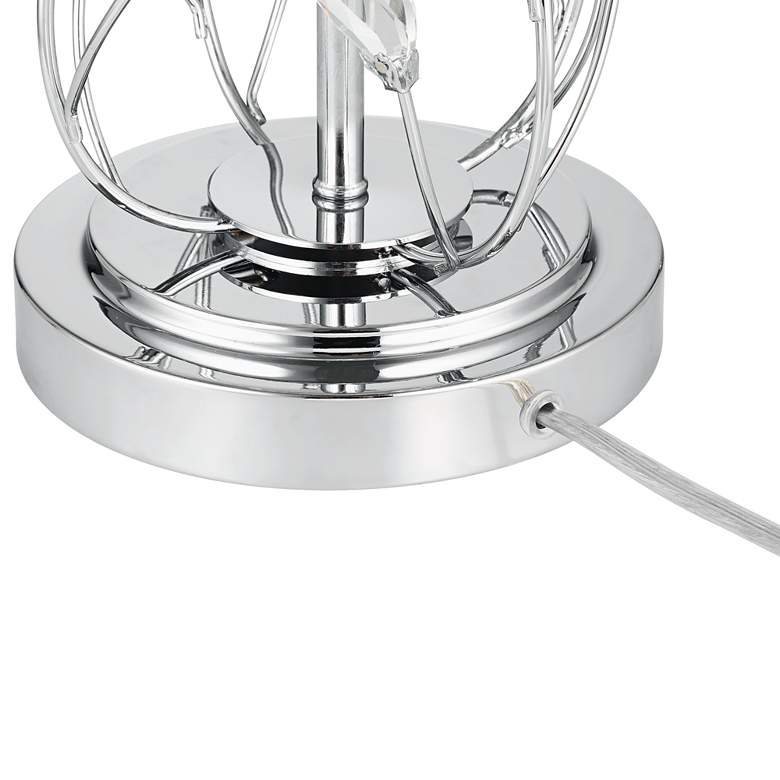 Image 6 Vienna Full Spectrum Zermatt 28" Crystal Vine Table Lamp more views