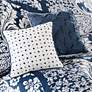 Thumbnail3 of Vienna Indigo Damask Cal King 7-Piece Comforter Set more views