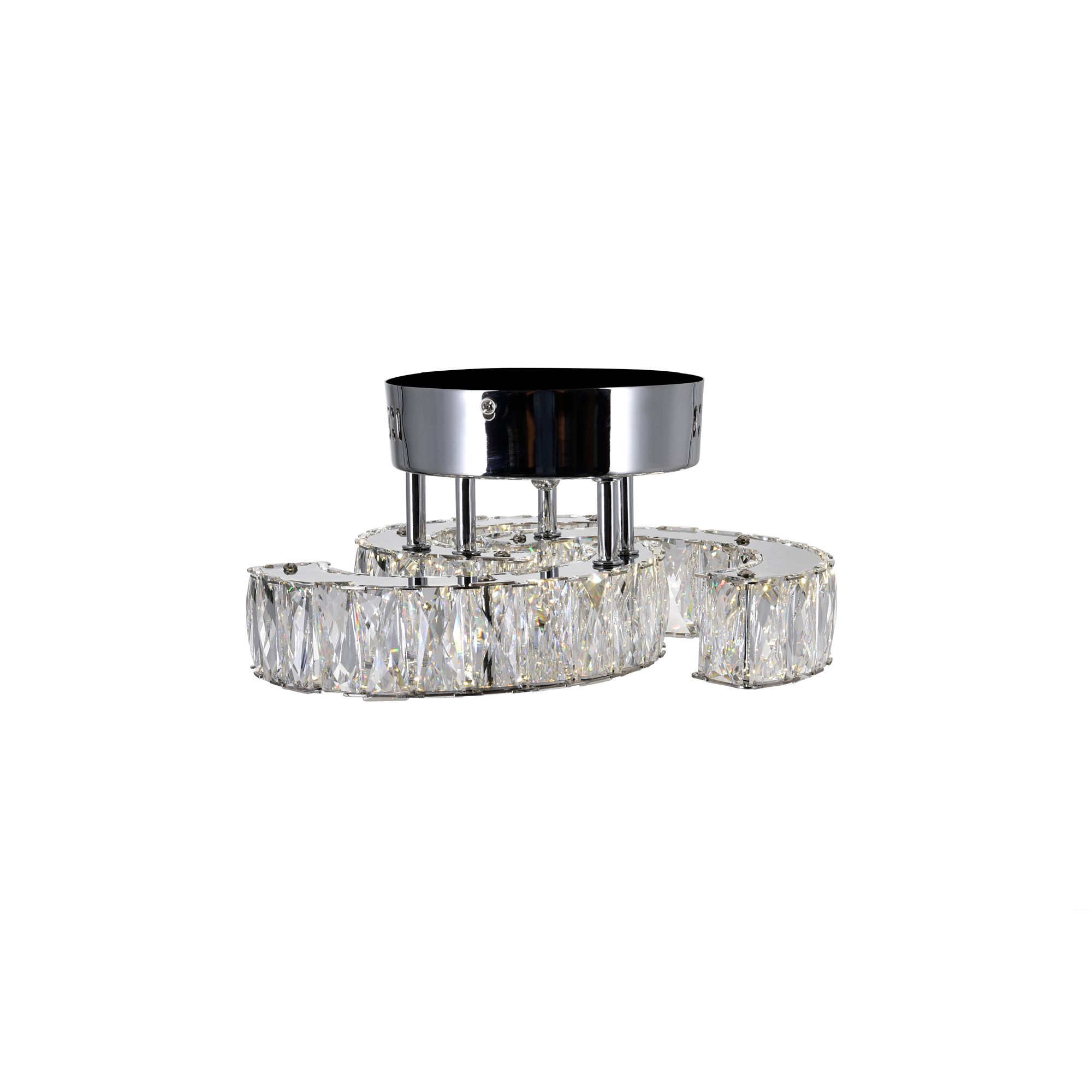 Image 3 Vienna Integrated LED Chrome Flush Mount more views