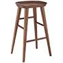 2_Vieno 25 3/4" Walnut Wood Counter Stool