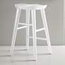 1_Vieno 25 3/4" White Wood Counter Stool