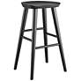 1_Vieno 29 1/2" Black Wood Bar Stool