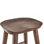 2_Vieno 29 1/2" Walnut Wood Bar Stool more views