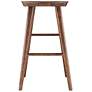 4_Vieno 29 1/2" Walnut Wood Bar Stool more views
