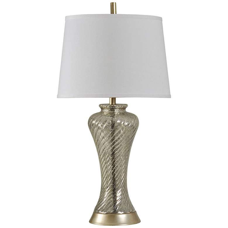 Image 1 Viera Northbay Painted Silver Glass Table Lamp
