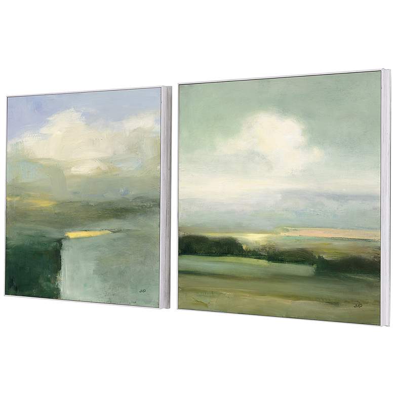 Image 4 View 24 inch Square 2-Piece Giclee Framed Wall Art Set more views