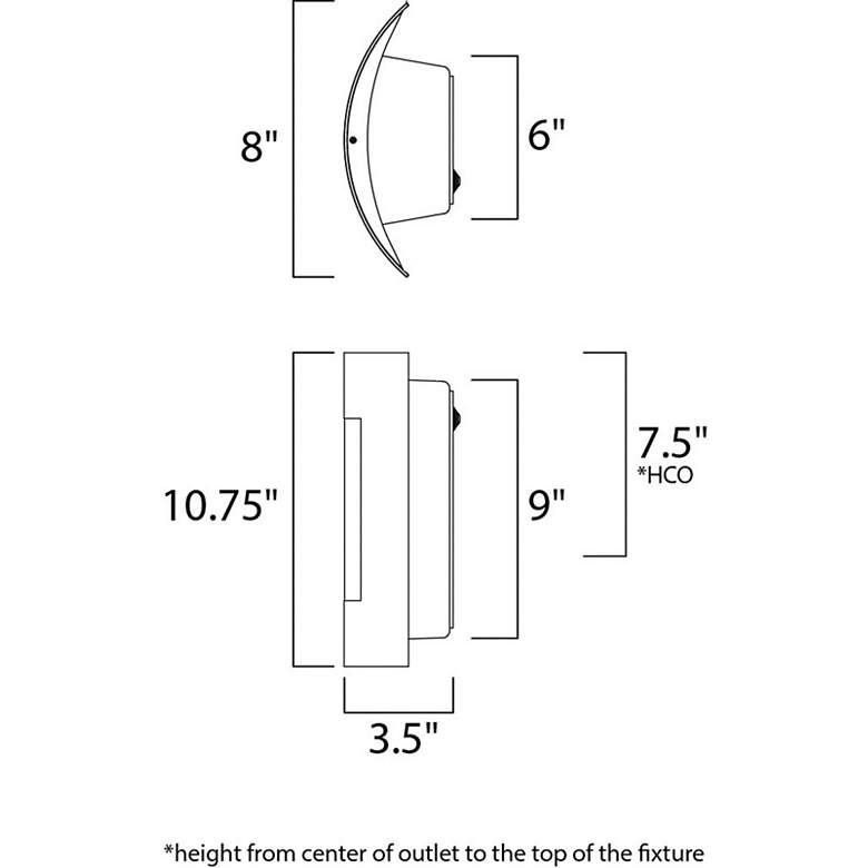 Image 2 View LED E26-Outdoor Wall Mount more views