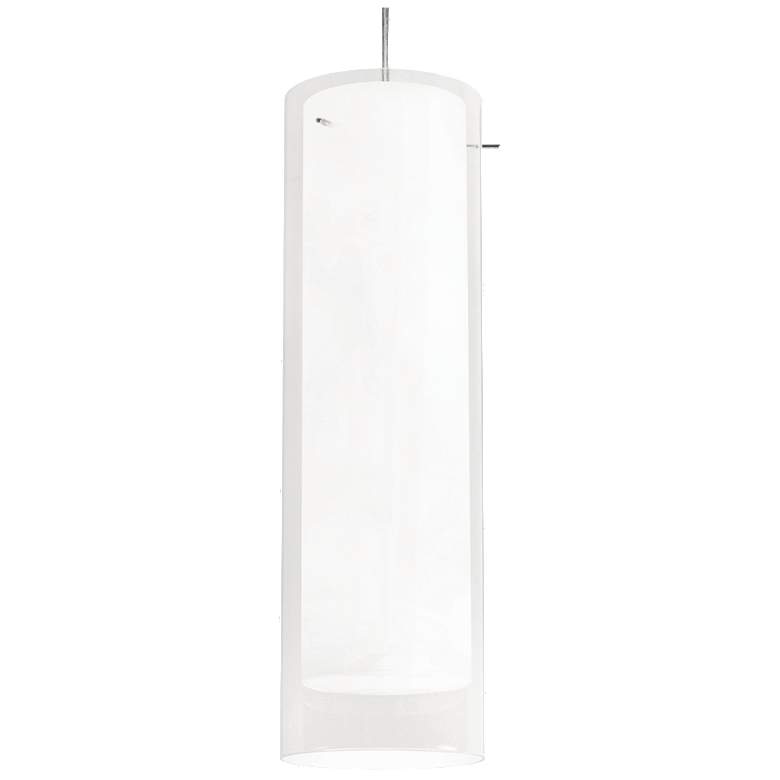 Image 1 View LED Pendant - 3000K - 120-277V - Satin Nickel - White