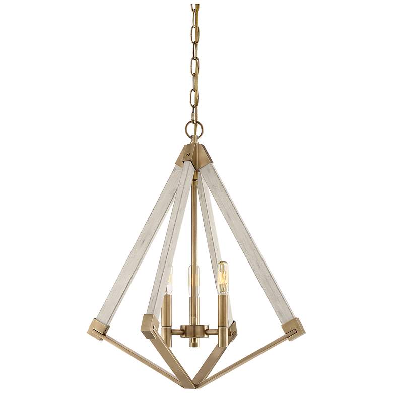 Image 1 Viewpoint 3-Lt Brass Chandelier